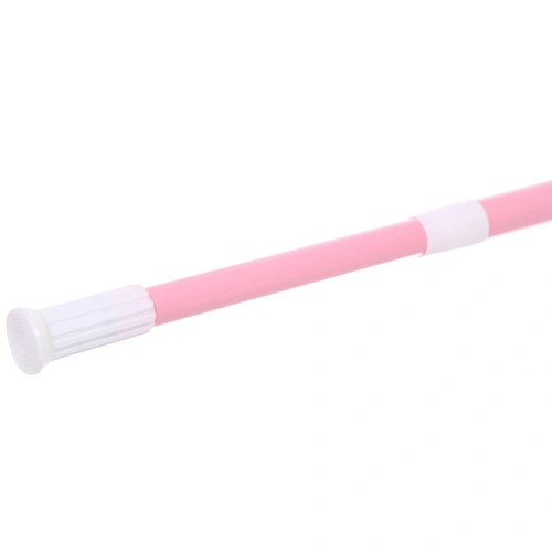 Карниз для ванной 140-260 см розовый_9