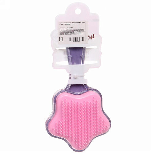 Расческа массажная Baby House Mila, микс 4 вида Русалочка, 1785см_23