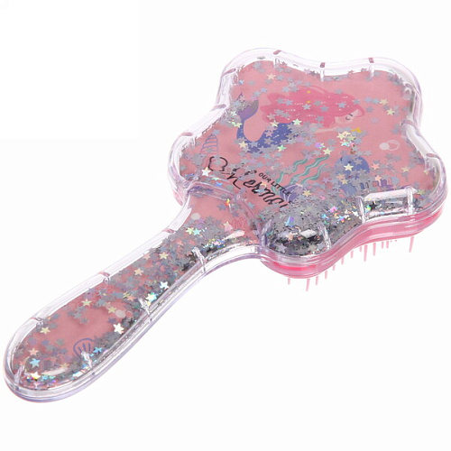 Расческа массажная Baby House Mila, микс 4 вида Русалочка, 1785см_16