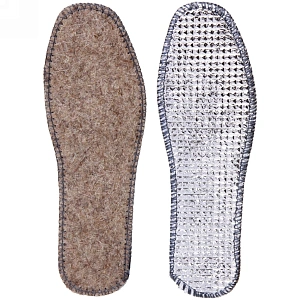 Стельки зимние "Comfort" из войлока с окантовкой, 5мм, 44р