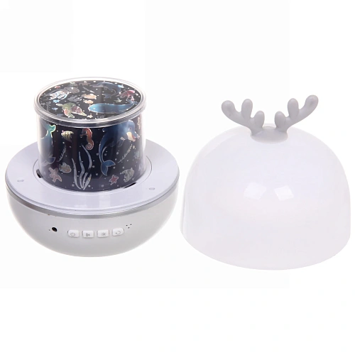 Светильник Диско-шар Fantasy - Оленёнок (в комплекте 6 картинок) 1314 см, 5 реж, батарейки 4хАAА, USB, RGB_26