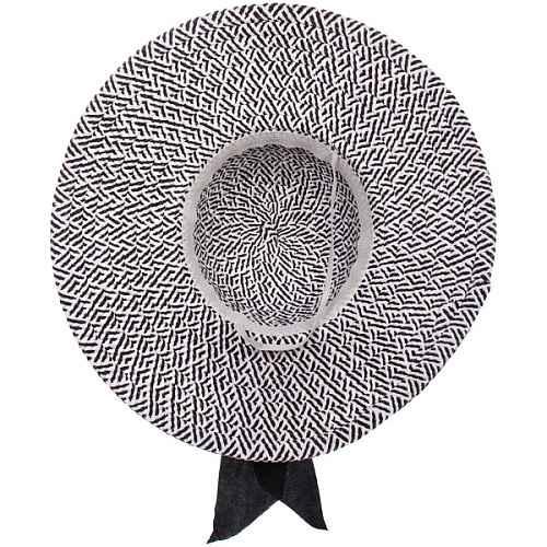 Шляпа женская с широкими полями TiraMiSu- Шантика, черный, р58, ширина полей 11см_6