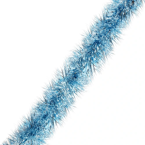 Мишура "Сияющая роскошь" 2 м 10,5 см, Голубой