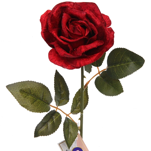 Искусственные цветы FLOWERS MAGIC 53см Роза красная_7