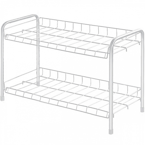 Этажерка для обуви 2 полки 660*280*440 матовый белый ЭТ3/МБ