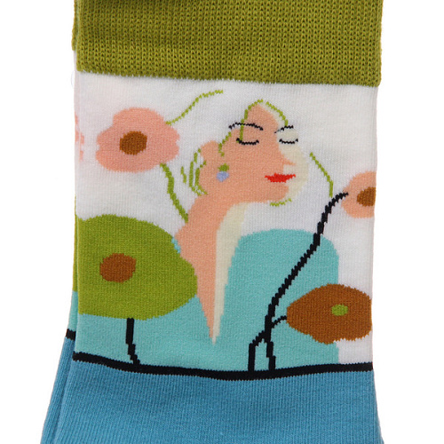 Носки женские ARTE - Грация с рисунком, микс_5