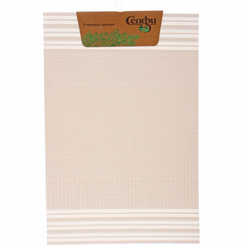 Салфетка на стол 30*45см "Сиена" плетеная, бежевая