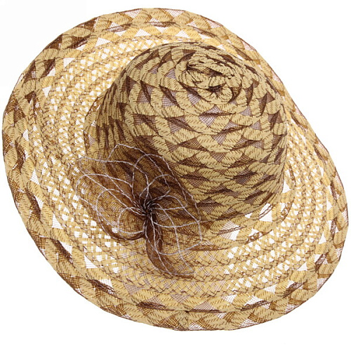 Шляпа женская с широкими полями TiraMiSu- Лорен, микс 4 цвета, р58, ширина полей 9 см_12