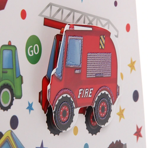 Пакет подарочный Машинки 18238 см, микс_30