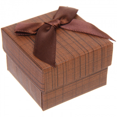 Коробка подарочная "Wish" 5*5*3,5 см, Шоколад