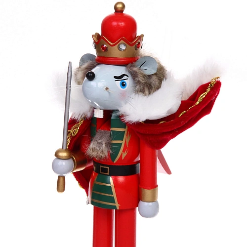 Фигурка новогодняя Щелкунчик - Мышиный король 97,730 см_7
