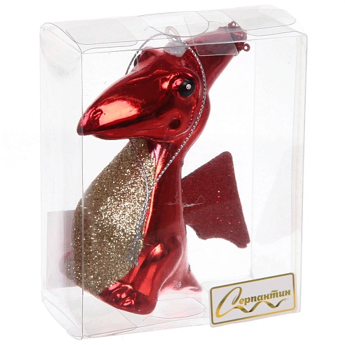 Елочная игрушка Зимний дракоша 14,24,511 см_3