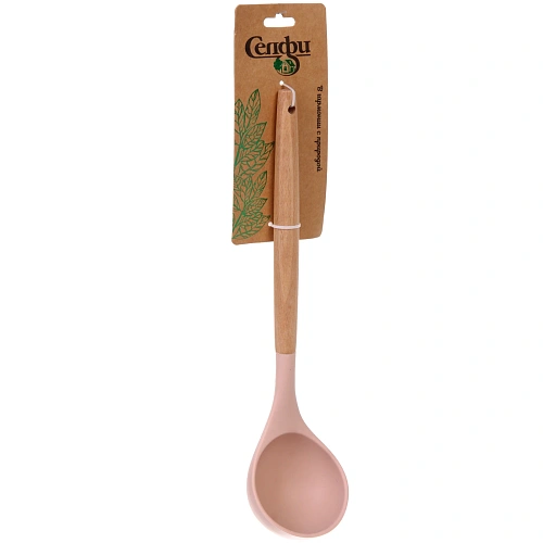 Половник кухонный силиконовый CooKstyle  розовый 273,5см_4