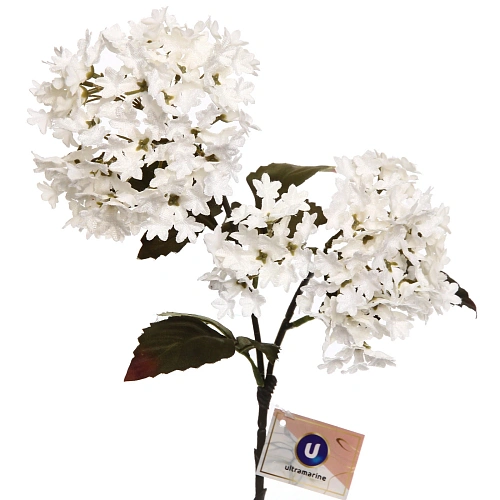 Искусственные цветы FLOWERS MAGIC 65см Гортензии 2 цветка шампань_7