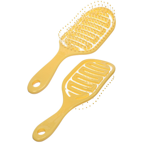 Расческа массажная продувная МАРЦИПАН, цвет желтый, 824см (пластиковая коробка)_11