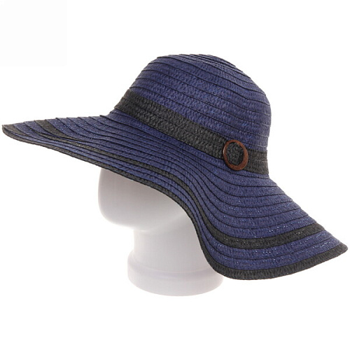 Шляпа женская с широкими полями TiraMiSu- Мирель, микс 6 цветов, р58, ширина полей 15 см_4