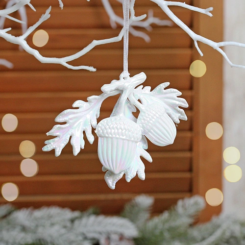 Подвеска "Волшебные желуди" 8*11 см, Жемчужный