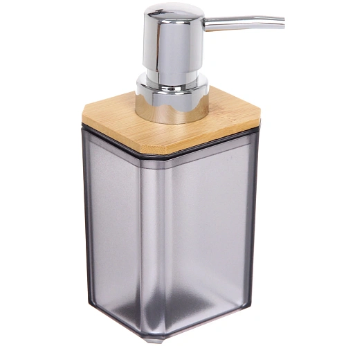 Дозатор для жидкого мыла Квадро 260 мл серый