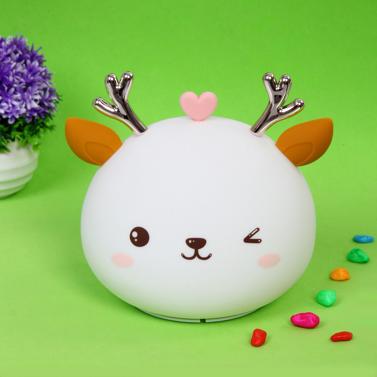 Ночник "Сute deer" 13,5*11,8*12,8 см USB 0.45w 5 v