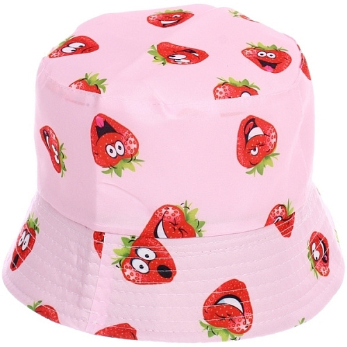 Панама ЛЕТОиМОРЕ - Клубнички, цвет розовый, р 58_9