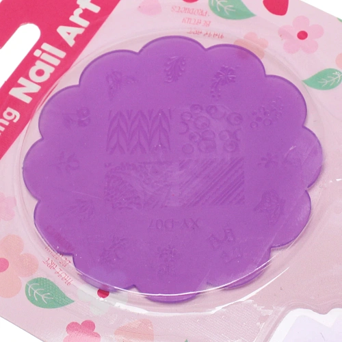 Набор для дизайна ногтей - стемпинг VivA Manicur, пластина ажурная, микс 4 цвета, 1711см_8