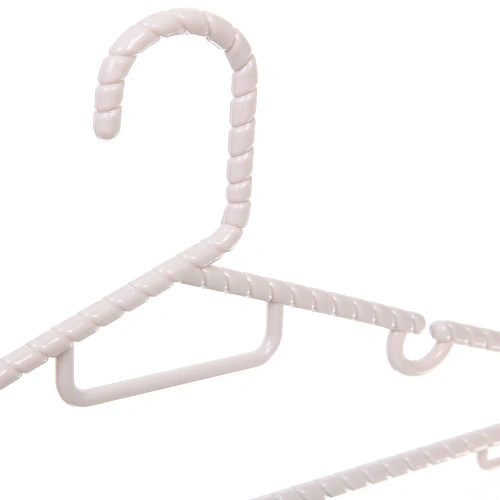 Плечики для одежды 2шт ЭКЛАТТИ, цвет бежево-серый, 3417см (Лейбл Селфи)_6