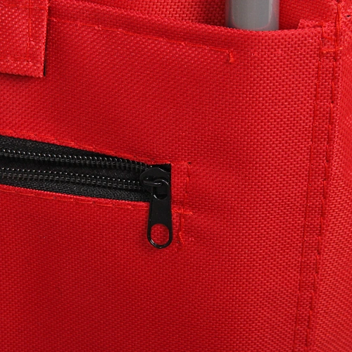 Тележка хозяйственная с сумкой (863228см, колеса 14см,грузоподъемность до 15 кг) красная ST-821_7