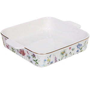 Форма керамическая для запекания "Альпийский луг" 0,5л 20,5*17*4,5см