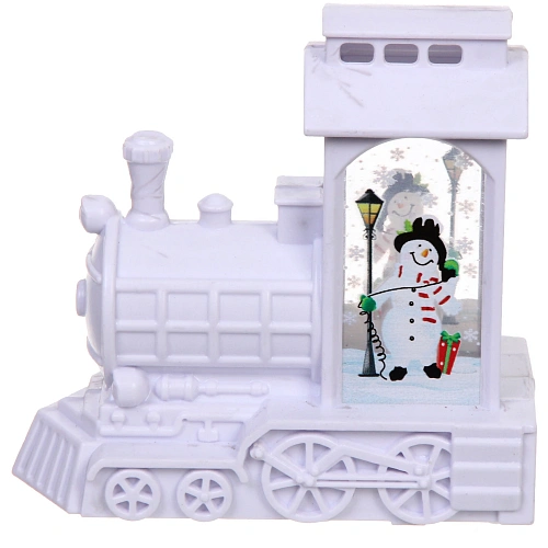 Сувенир с подсветкой Волшебный экспресс 12,511,55,5 см, Белый_3