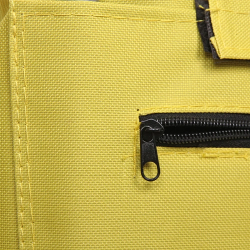 Тележка хозяйственная с сумкой (863228см, колеса 14см,грузоподъемность до 15 кг) желтая ST-821_7