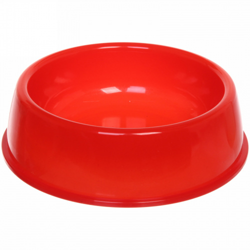 Миска пластиковая "Мр. Марли", цвет красный, 21*6,5см /780мл