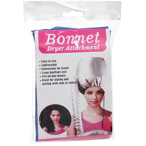 Шапочка для сушки волос, ламинирования и масок Beauty Shop, с кулиской, цвет синий, 842322см_4