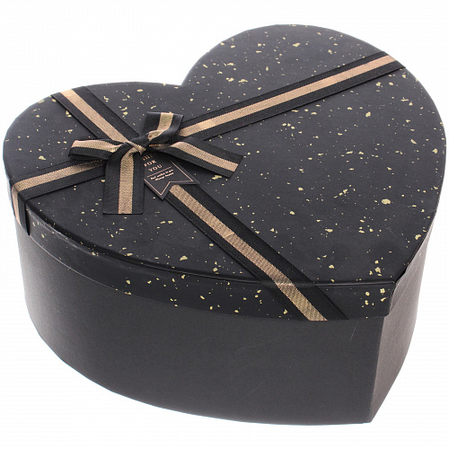 Коробка подарочная "Приятный сюрприз" 31*28*13,5 см, черный