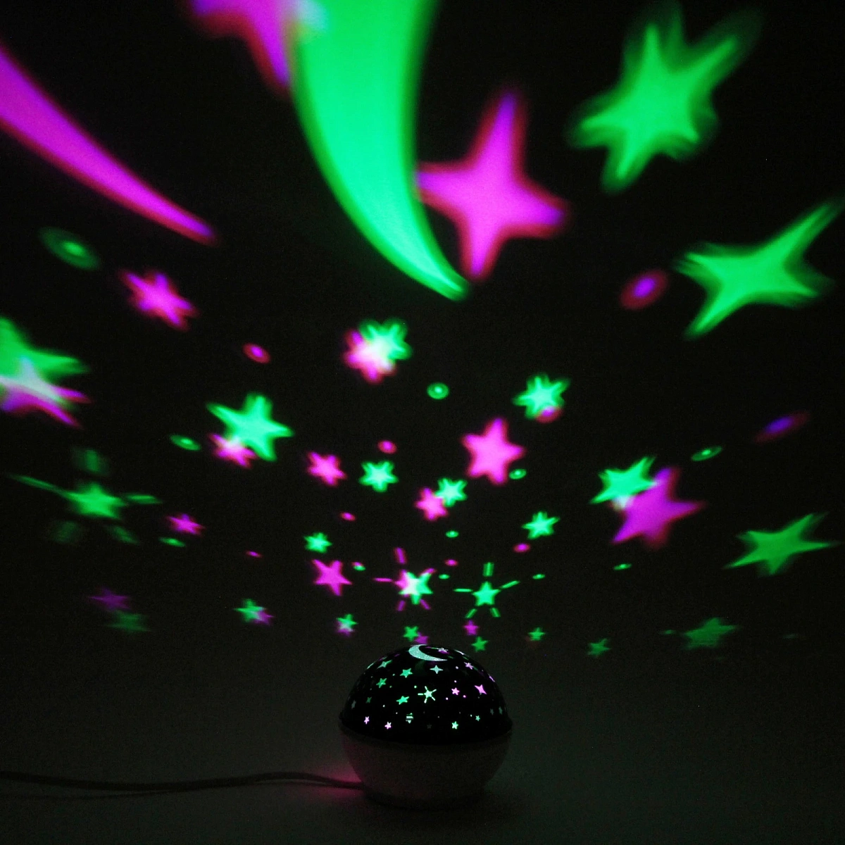 Диско-шар светодиодный "Star lights" 10*8 см, авторежим, 220V, RGB