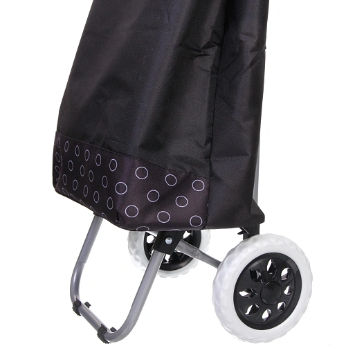 Тележка хозяйственная с сумкой (923327см, колеса 16см,грузоподъемность до 30 кг) черная DC308AG_8