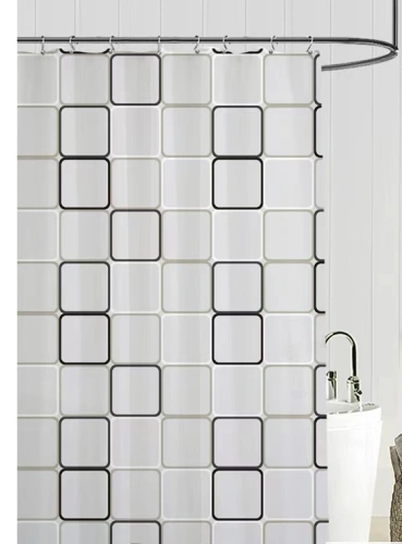 Штора для ванной EVA 180*180 "Селфи" Квадро H165-1