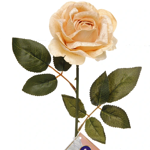 Искусственные цветы FLOWERS MAGIC 53см Роза чайная_7