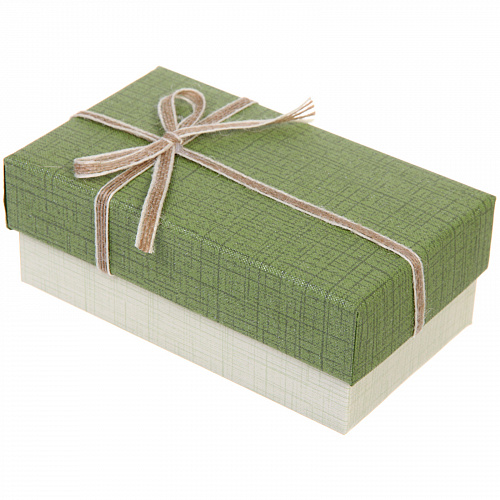 Коробка подарочная "Весна" 9*15*6 см, Зеленый