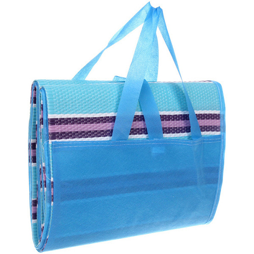 Коврик складной для пляжа и пикника Отпуск 18090 см, голубой_4