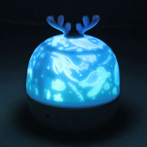 Светильник Диско-шар Fantasy - Оленёнок (в комплекте 6 картинок) 1314 см, 5 реж, батарейки 4хАAА, USB, RGB_21