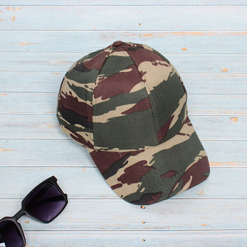 Бейсболка Traveler, цвет зеленый с коричневым, р58_8