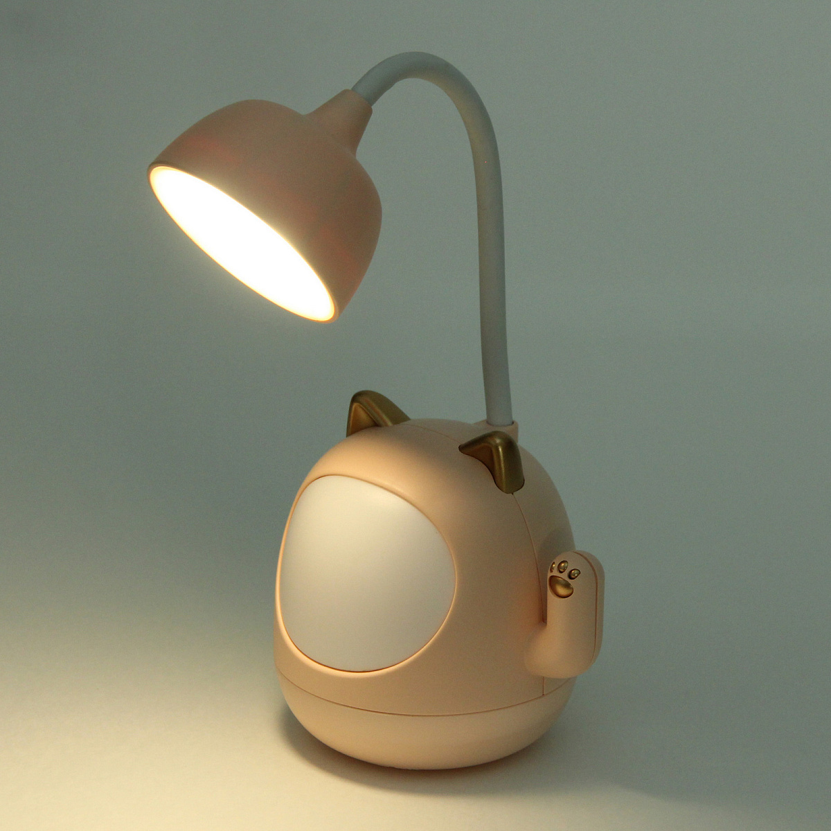 Настольная лампа "Sweet - Котёнок" 9*22.5 см LED, USB 3w 5v, Розовый