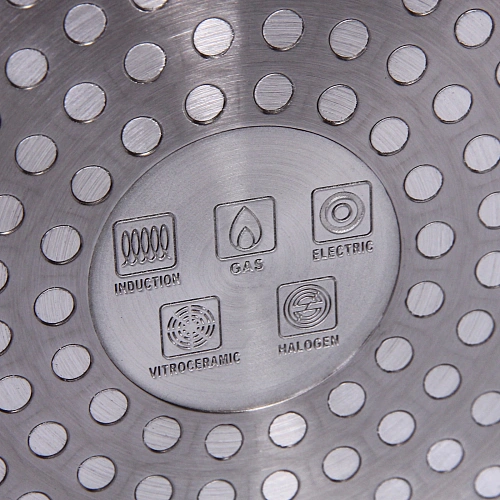 Кастрюля BAROLY CHOCOLATE 34л, индукция, стеклянная крышка_7