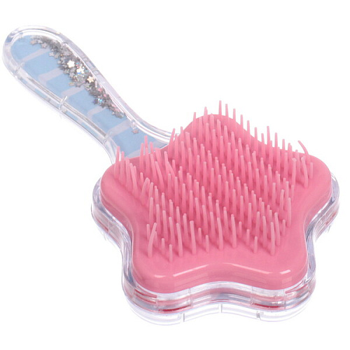 Расческа массажная детская Gloria, Осьминог, цвет голубой, на подвесе, 178см, _5