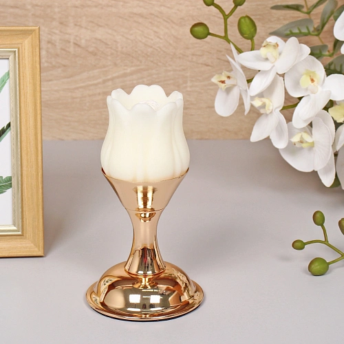 Подсвечник "INFINITY" 11*9*9 см, Золото