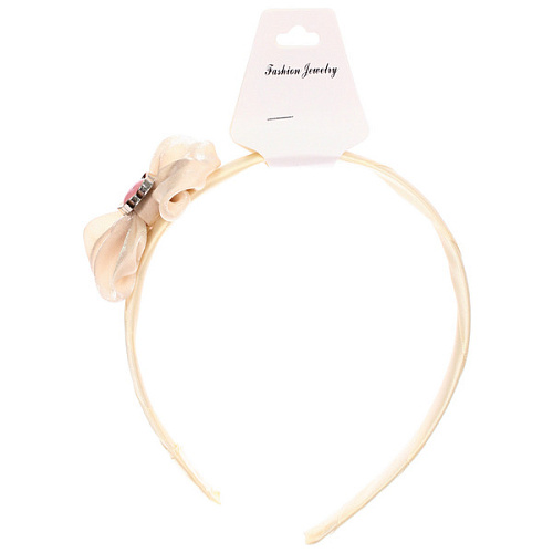 Ободок для волос детский на блистере РОЗОВОЕ ОБЛАКО, цветочек, микс 6 цветов, 1см_5