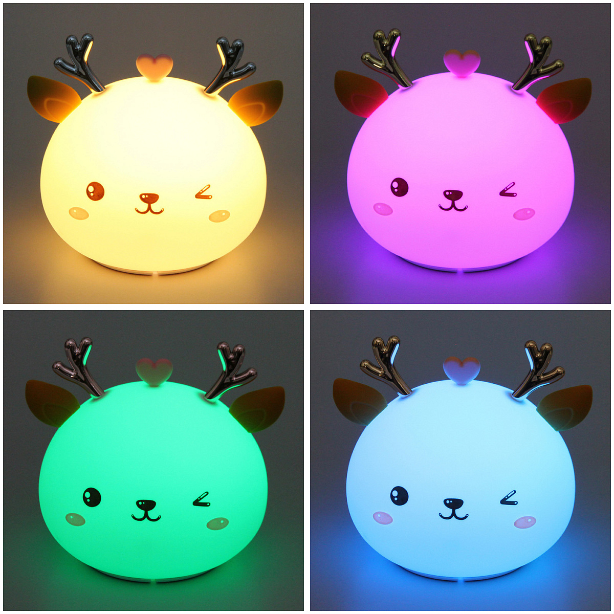 Ночник "Сute deer" 13,5*11,8*12,8 см USB 0.45w 5 v