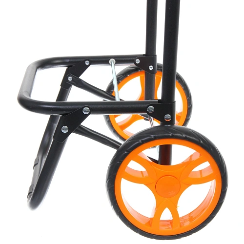 Тележка хозяйственная с сумкой (932538см, колеса 16см,грузоподъемность до 30 кг) оранжевая DC307_12